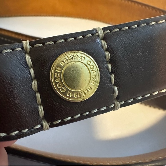 Coach signature “Maximus” large leather dog leash - Picture 3 of 6